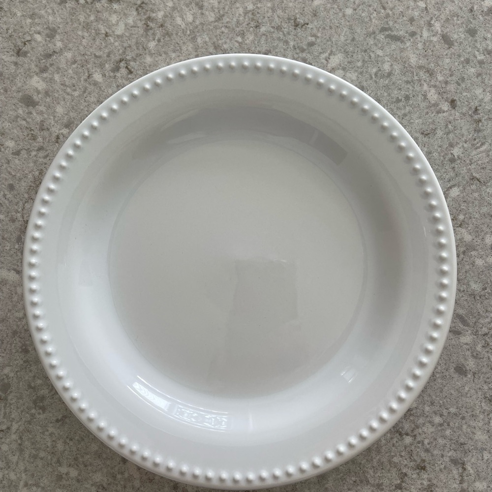 Elegant White Dinner Plate Set
